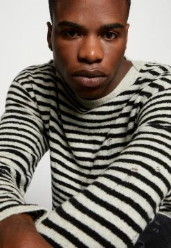 AllSaints PARK CREW - Jumper - Grey Marl/black -AllSaintsSales 472d3ce4b73c4b29b712a1809baafda2