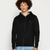 AllSaints BRACE HOODY - Zip-up Sweatshirt - Black -AllSaintsSales 47ee8e2f05ad40f8a367b3b8a349dcc3
