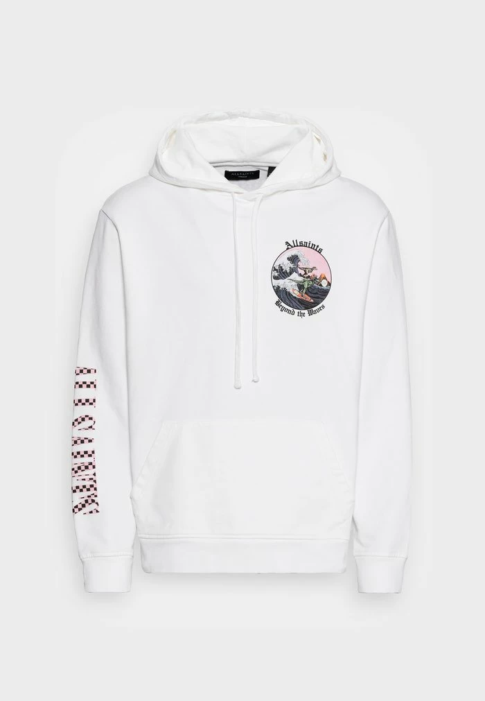 LAYBACK HOODY - Sweatshirt - optic white AllSaints LAYBACK HOODY - Sweatshirt - Optic White -AllSaintsSales 498736dcc75b4ee5a7bf40e6da8ae6a9