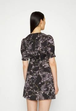 AllSaints DEMI BURUBERU DRESS - Day Dress - Black -AllSaintsSales 4a22893146a448df94847477b545c6c6
