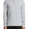 AllSaints REFORM - Polo Shirt - Grey Marl -AllSaintsSales 4ab829ec3e484408a2b9c787787f12e0
