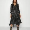 AllSaints ESTELLE TITANIA DRESS - Day Dress - Black -AllSaintsSales 4b69b394c7e94ad7a9f4b654692fa3b8