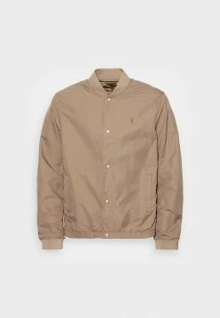AllSaints DAWSON JACKET - Bomber Jacket - Ash Khaki Brown -AllSaintsSales 4cfb77360b734af9866988033851895d