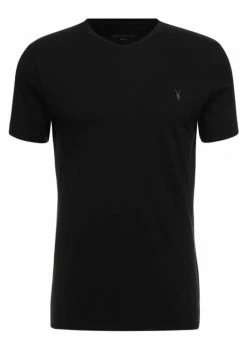 AllSaints TONIC V-NECK - Basic T-shirt - Jet Black -AllSaintsSales 530b4154144b4f9695b65fe4dab0d70e