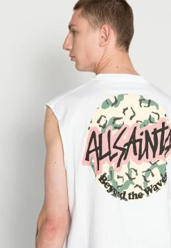 AllSaints SHREDDER CREW - Top - Optic White -AllSaintsSales 5344a6967d9f434b8f4e1099e0c1fae5