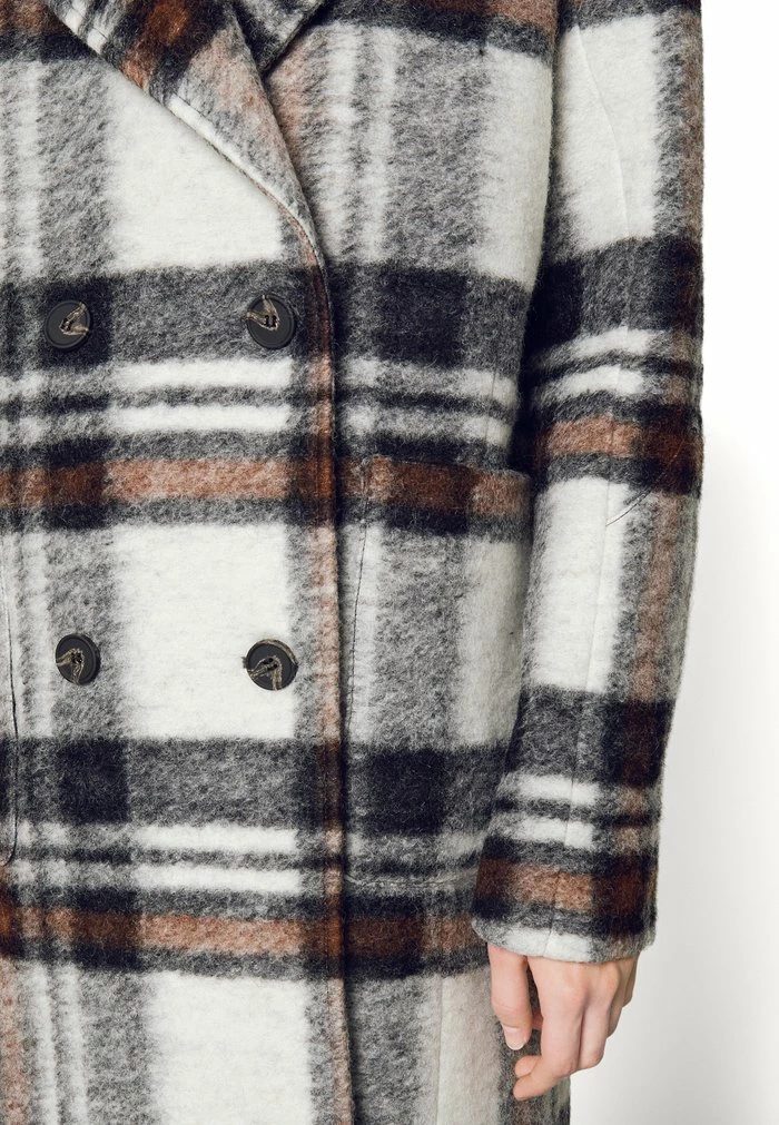 Classic coat - black/white/brown AllSaints Classic Coat - Black/white/brown -AllSaintsSales 56619be7084f4e47a2e8d2074f9ff44a