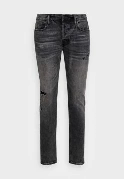 AllSaints REX DAMAGED - Jeans Tapered Fit - Washed Black -AllSaintsSales 5836df3e1f2c48c8aa4d2d941953bf35