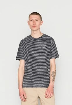 AllSaints IGOR CREW - Print T-shirt - Ink Navy
