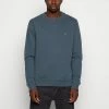 AllSaints RAVEN CREW - Sweatshirt - Shadow Blue