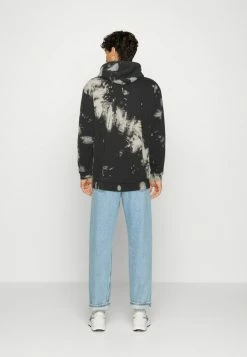 AllSaints SANTOS HOODY - Sweatshirt - Jet Black/fogged Ecru -AllSaintsSales 597c164ae0e2476ebcfbffac7d458eac