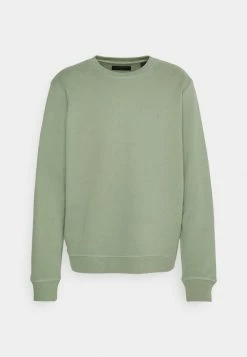 AllSaints RAVEN CREW - Sweatshirt - Dark Sage Green -AllSaintsSales 599fd112afa34742bafba9a0f45c67c0