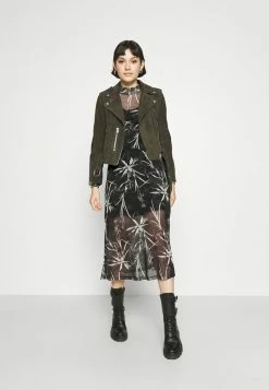 AllSaints HANNA RUTLAND DRESS - Day Dress - Black -AllSaintsSales 5b64928a85e747b9a3d603272c8b0ffb