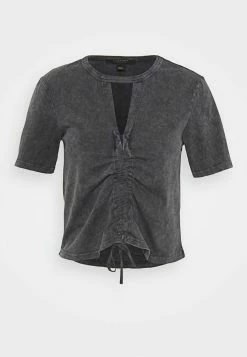 AllSaints GIGI TEE - Print T-shirt - Acid Washed Black -AllSaintsSales 5cb33249e926402da652af5983b5f7b2