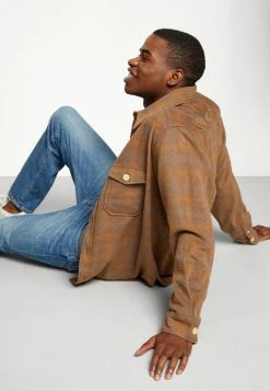 AllSaints BARBA - Summer Jacket - Brown -AllSaintsSales 5dc00587aacb441d9b9c9f5ae33822e1