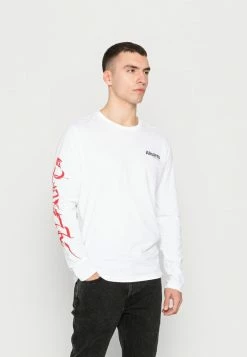 AllSaints SLIVER CREW - Long Sleeved Top - Optic White