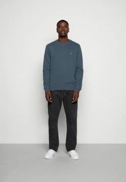 AllSaints RAVEN CREW - Sweatshirt - Shadow Blue -AllSaintsSales 60ef06d9230a488a904fea9627577e39