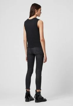AllSaints IMOGEN - Top - Black -AllSaintsSales 617e6dba48ea4938b5f4c8c47acfab9c