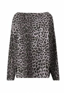 AllSaints RITA LEPPO TEE - Long Sleeved Top - Grey -AllSaintsSales 61e5f6418c464285b6fbddcc7e433e6d