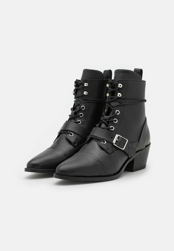 KATY BOOT - Lace-up ankle boots - black AllSaints KATY BOOT - Lace-up Ankle Boots - Black -AllSaintsSales 6417cbd837de495eafd3044df6a93523