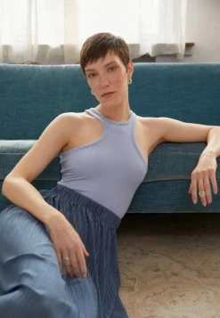 AllSaints NORMA BODYSUIT - Top - Dusk Blue -AllSaintsSales 6429e842e9a14dcfba1ea427ab140b1e