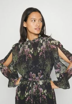 AllSaints CORA DRESS - Cocktail Dress / Party Dress - Black/multi -AllSaintsSales 64d0ca7ad4bc4b17abdb0fa4fefba7b3