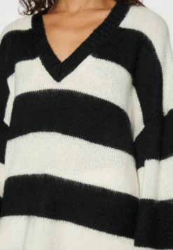 AllSaints LOU - Jumper - Black/white -AllSaintsSales 6615de045dcb40fb81de7382d058dc74