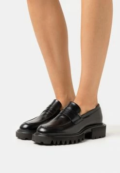 AllSaints LOLA LOAFER - Slip-ons - Black