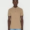 AllSaints REFORM - Polo Shirt - Ash Khaki Brown