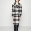 AllSaints Classic Coat - Black/white/brown -AllSaintsSales 6c395ddde4454bdba33424312d14be4e