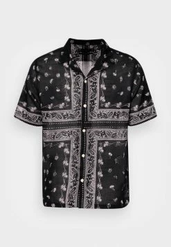 AllSaints PIMA SHIRT - Shirt - Jet Black -AllSaintsSales 6cfd66fb733043dc8a16be27280939e6