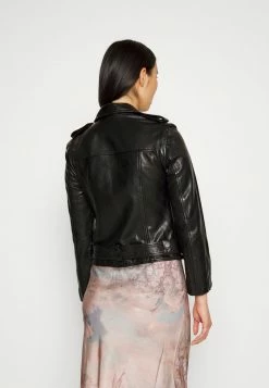 AllSaints MORGAN BIKER - Leather Jacket - Black -AllSaintsSales 6e750499bd084bd8a2101e843f95975f