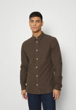 AllSaints CANAAN SHIRT - Shirt - Dark Khaki