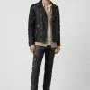 AllSaints Leather Jacket - Black -AllSaintsSales 6fa3abf58e6e49bcbc6b29b7daf95829