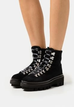 AllSaints WANDA BOOT - Lace-up Ankle Boots - Black