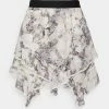 AllSaints NICO BURUBERU SKIRT - Mini Skirt - White