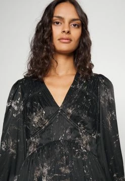 AllSaints ESTELLE TITANIA DRESS - Day Dress - Black -AllSaintsSales 7386144da418490b866227bce3f1c280