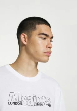 AllSaints HOLLOWPOINT CREW - Print T-shirt - Optic White -AllSaintsSales 74dcd14008884142bea207c61e166a09