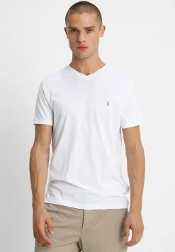 AllSaints TONIC V-NECK - Basic T-shirt - Optic White