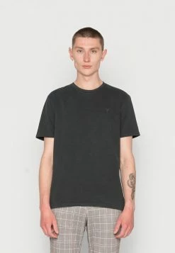 AllSaints OSSAGE CREW - Basic T-shirt - Jet Black