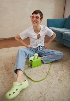 AllSaints GIGI TEE - Print T-shirt - Optic White