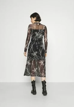 AllSaints HANNA RUTLAND DRESS - Day Dress - Black -AllSaintsSales 7a4c939ee0a34888a3e9cabd3146d719