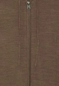 AllSaints ZIP HOODY - Cardigan - Brown -AllSaintsSales 7afe0cbcae2440c18cd06470d2cc9df5