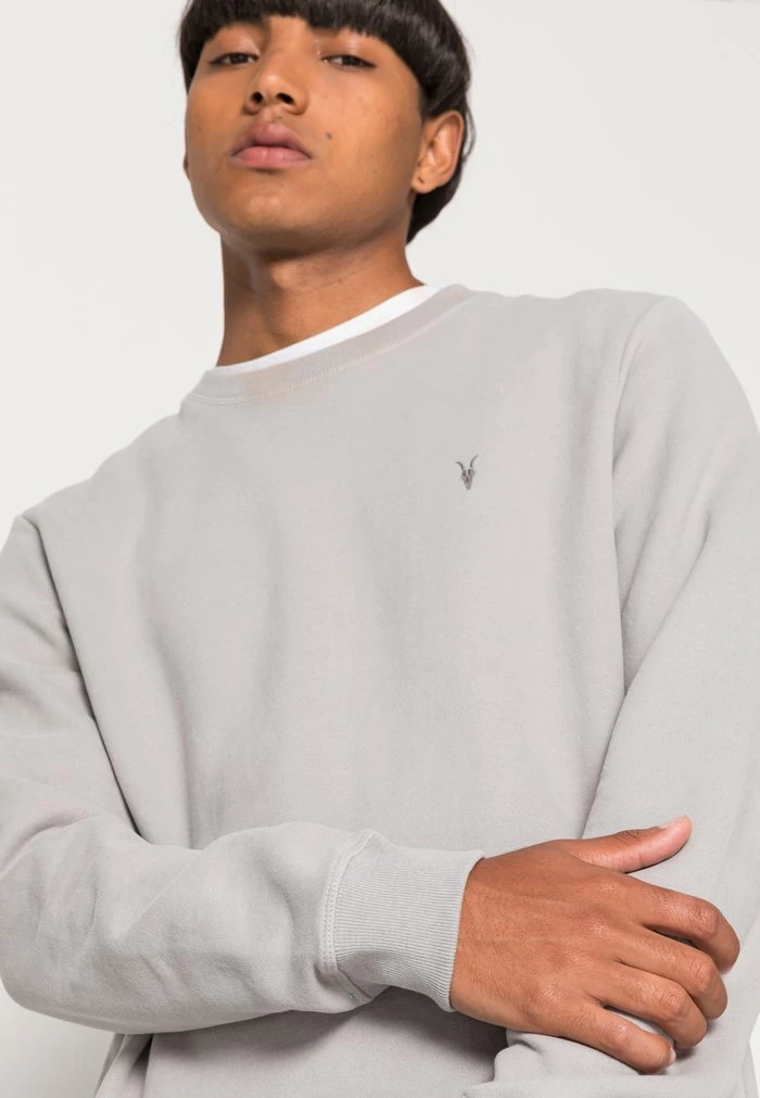 RAVEN CREW - Sweatshirt - glass grey AllSaints RAVEN CREW - Sweatshirt - Glass Grey -AllSaintsSales 7b0fefb98668490381dd9da9c6b2c998