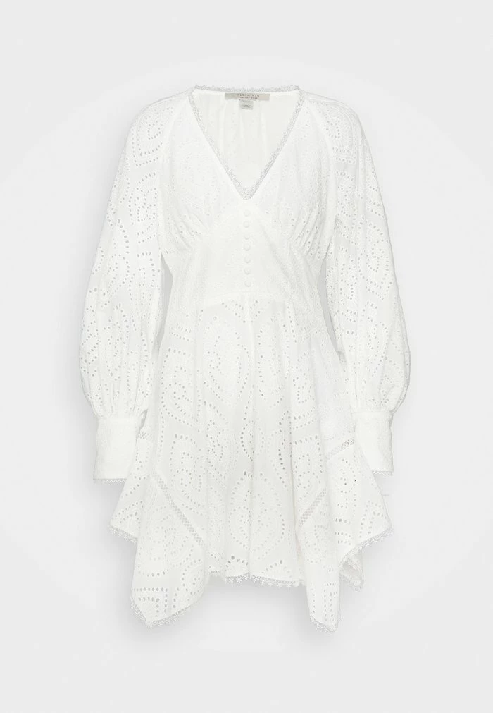 IRINA BRODERIE DRESS - Day dress - chalk white AllSaints IRINA BRODERIE DRESS - Day Dress - Chalk White -AllSaintsSales 7b48f894ad744669bfae8f02967fc4a4