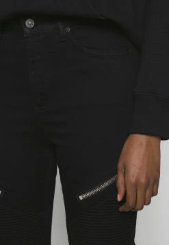 AllSaints MILLER BIKER - Jeans Skinny Fit - Black -AllSaintsSales 84249bc5bb7c41ef93dc0d1249bc8c8f