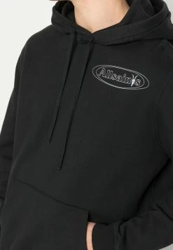 AllSaints SIMPEL OTH HOODY - Sweatshirt - Jet Black -AllSaintsSales 85ab892e5e914f09b7ed5778cb4e031e
