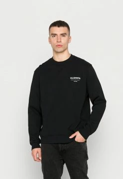 AllSaints UNDERGROUND CREW - Sweatshirt - Jet Black -AllSaintsSales 89293505cac34ed39f6f3334c0f45ccb