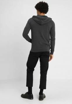 AllSaints BRACE HOODY - Zip-up Sweatshirt - Charcoal Marl -AllSaintsSales 8a7250fc58c5472180d5f45d8fe06da4