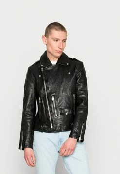 AllSaints SORA BIKER - Leather Jacket - Black