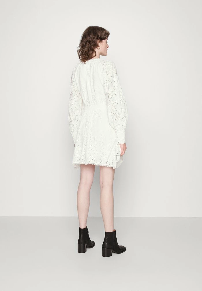 IRINA BRODERIE DRESS - Day dress - chalk white AllSaints IRINA BRODERIE DRESS - Day Dress - Chalk White -AllSaintsSales 8bf47cb247c843fcaf76b941c89b39c3